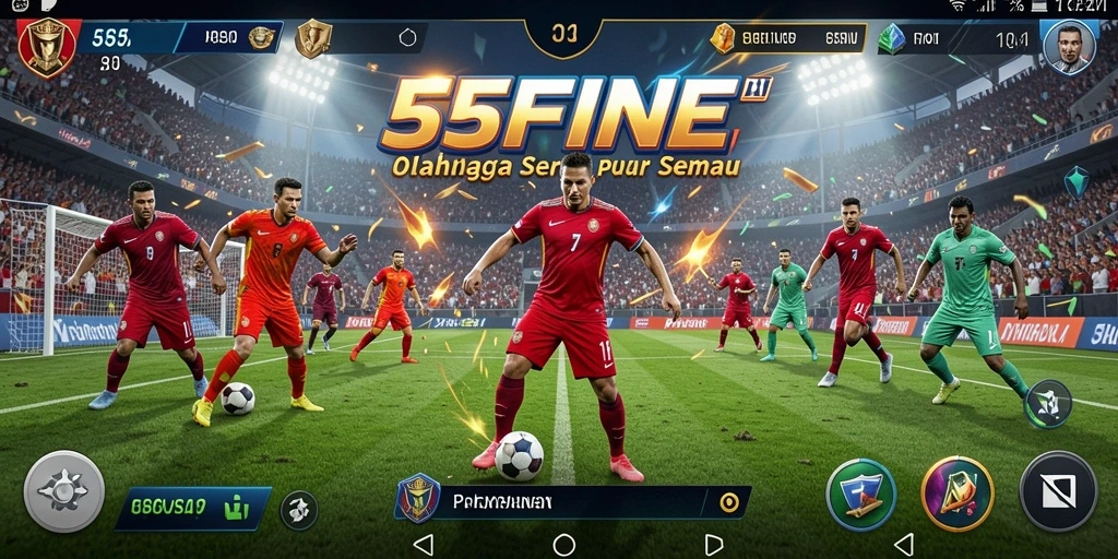 Tampilan gameplay seru dari 55FIVE yang penuh tantangan.