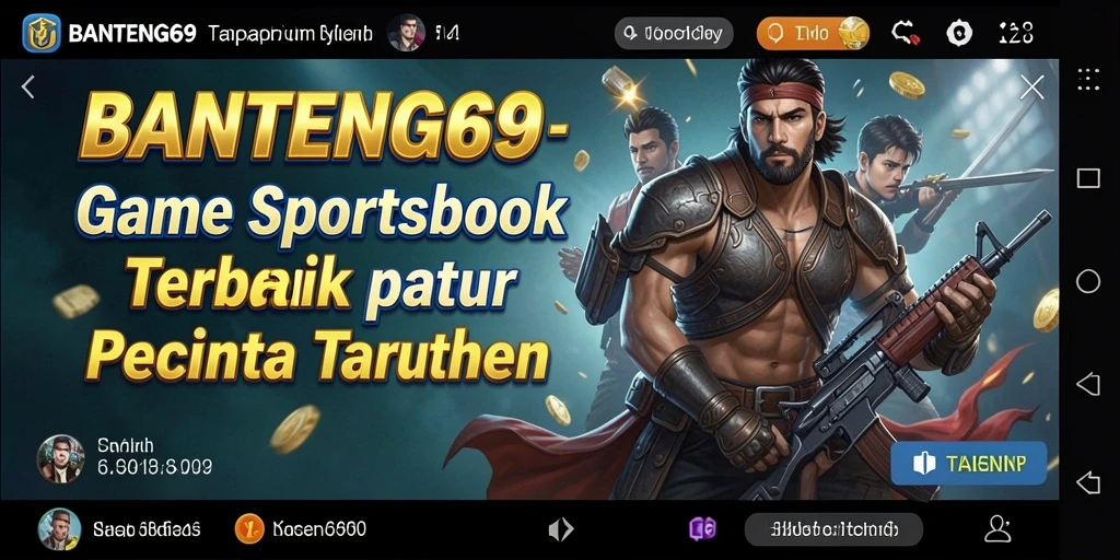 Screenshot utama BANTENG69 menampilkan antarmuka taruhan yang menarik.