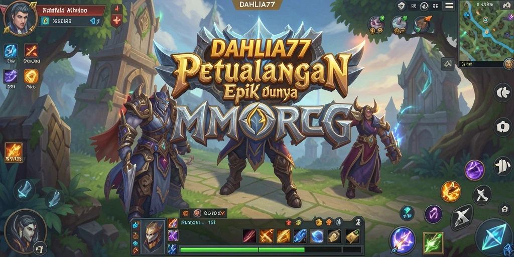 Tampilan gameplay DAHLIA77 yang penuh petualangan dan aksi.
