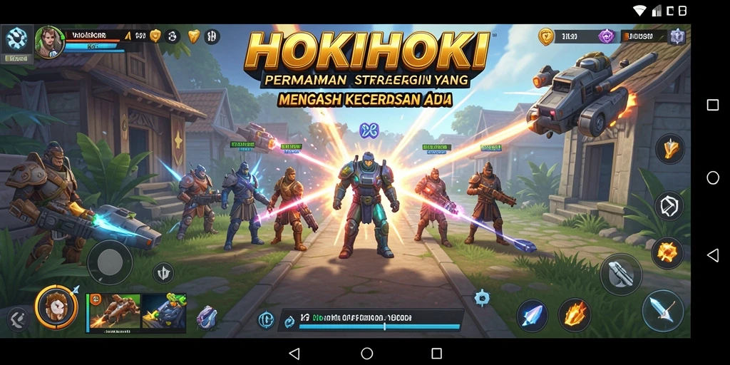 Tampilan gameplay strategi yang mendebarkan di HOKIHOKI.