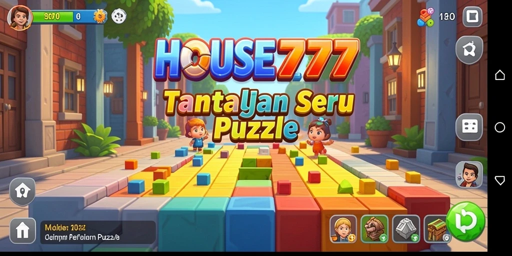 Tampilan gameplay dari HOUSE777 yang menantang dan seru.