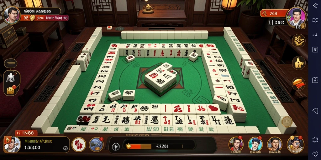 Tampilan gameplay <strong>IN88</strong> yang seru dalam permainan Mahjong.