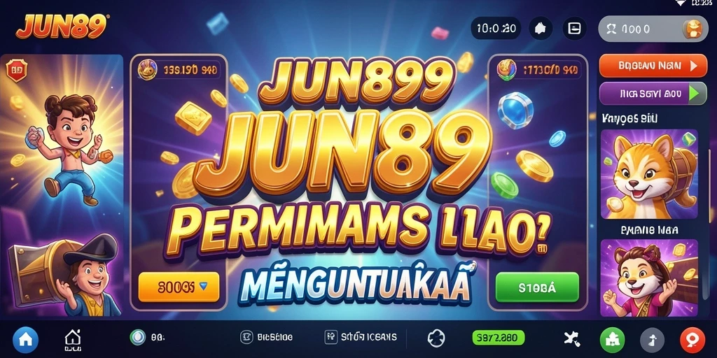 Tampilan menarik dari gameplay JUN88 yang penuh warna.