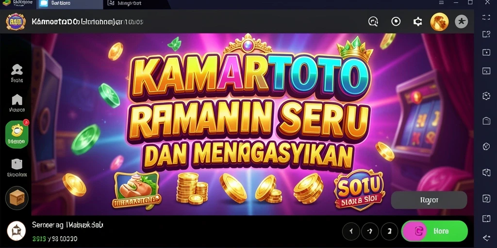 Tampilan gameplay Slot menarik di KAMARTOTO.
