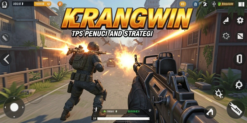 Tampilan gameplay KERANGWIN yang memukau dan penuh aksi.