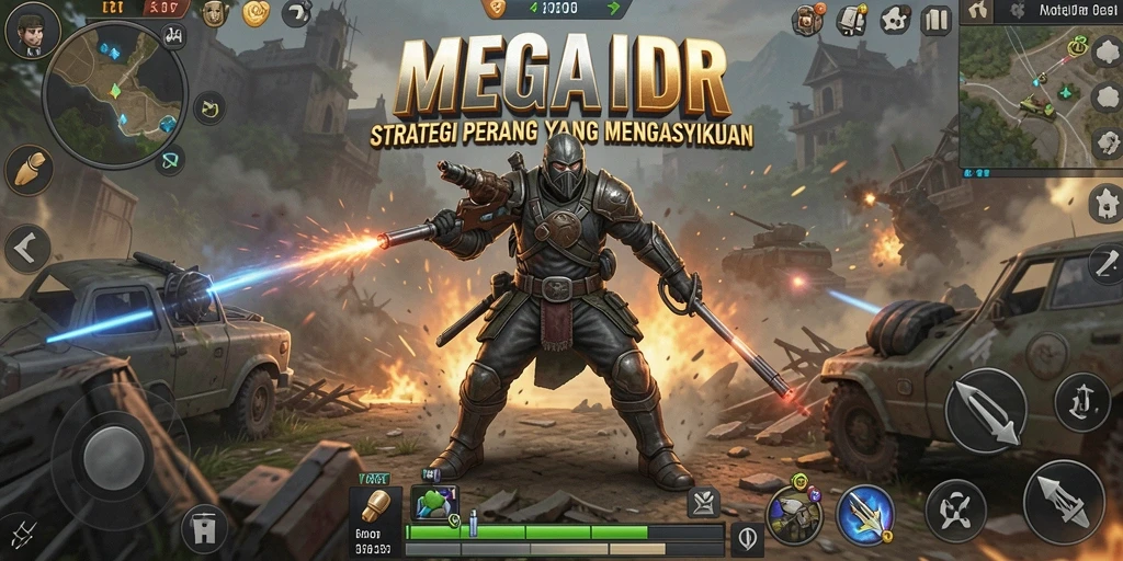 Tampilan gameplay menarik dalam MEGAIDR dengan strategi yang mendebarkan.
