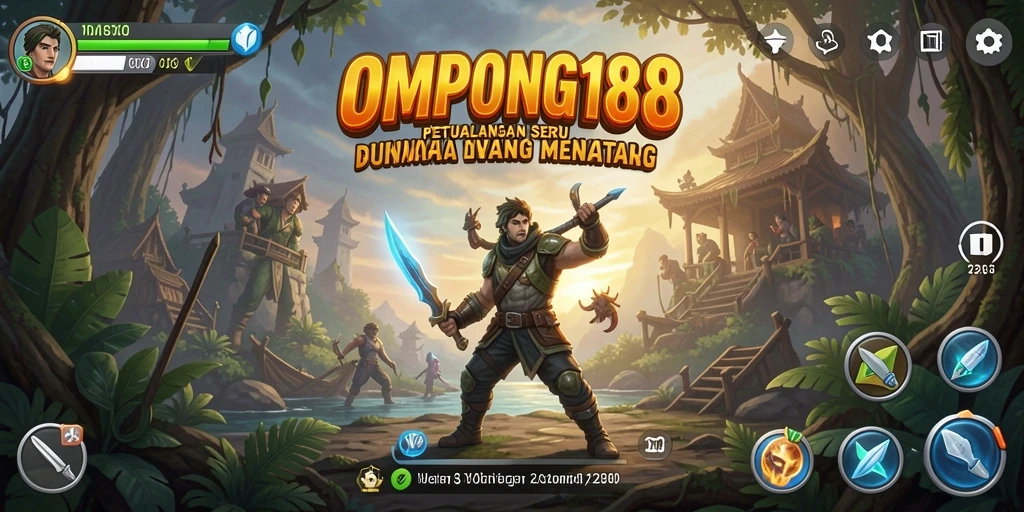 Screenshot OMPONG188 menampilkan aksi seru dalam eksplorasi petualangan.