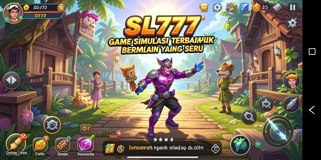 Screenshot gameplay SL777 yang menampilkan aksi simulasi yang seru.