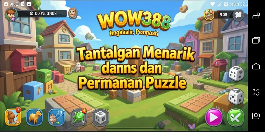 Screenshot gameplay WOW388 menampilkan tantangan Puzzle yang memikat.